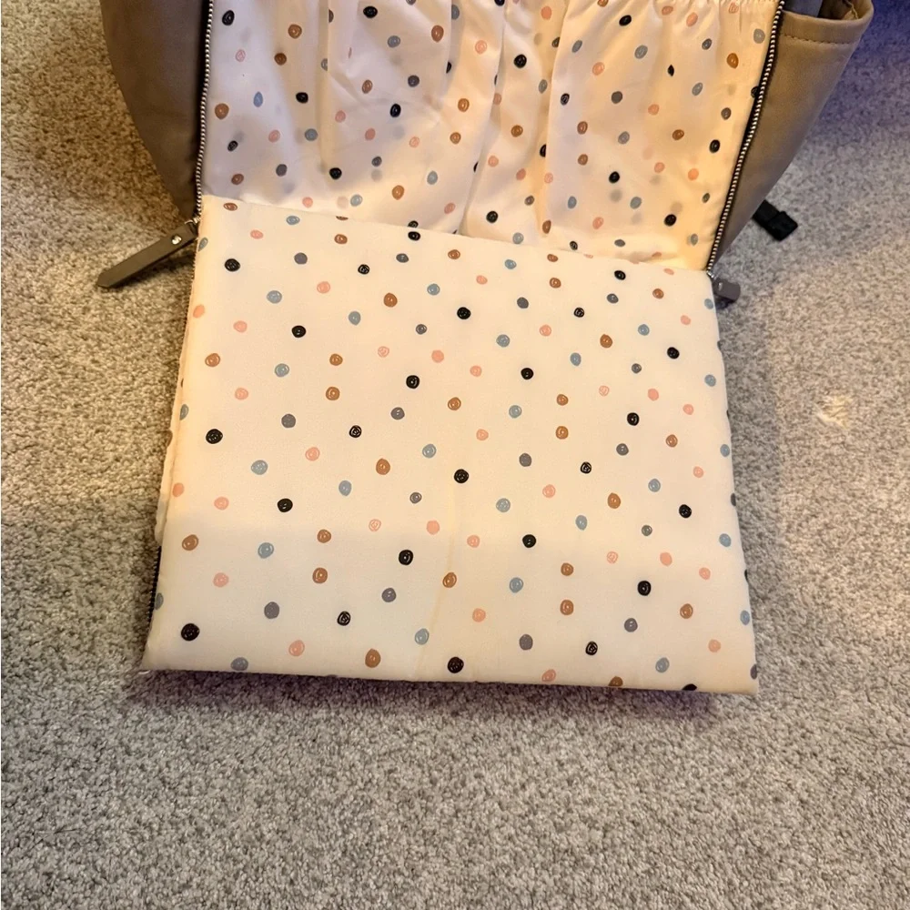 Petunia pickle bottom boxy grey backpack diaper bag